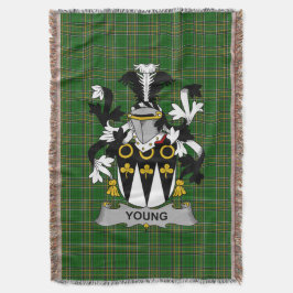 Cobertor Irish Young Casaco of Arms Family Crest Irlanda