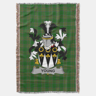 Cobertor Irish Young Casaco of Arms Family Crest Irlanda