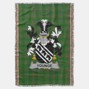 Cobertor Irish Younge Casaco do Serviço Familiar de Armas I