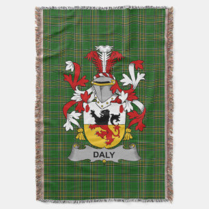 Cobertor Irlandês Daly ou O_Daly Casaco de Guarda Familiar 