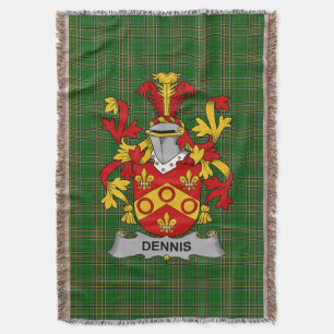 Cobertor Irlandês Dennis Casaco do Serviço Familiar de Arma