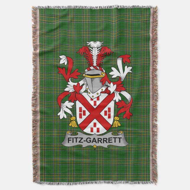 Cobertor Irlandês Fitz-Garrett, Casaco da Guarda Familiar d (Frente Vertical)