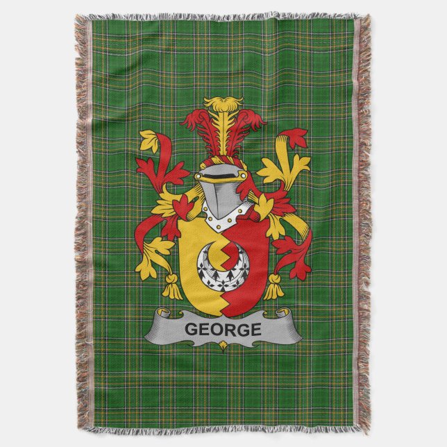 Cobertor Irlandês George Casaco do Serviço Familiar de Arma (Frente Vertical)