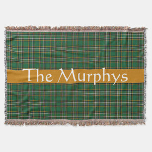 Cobertor Irlandês Nacional Tartan Personalizado