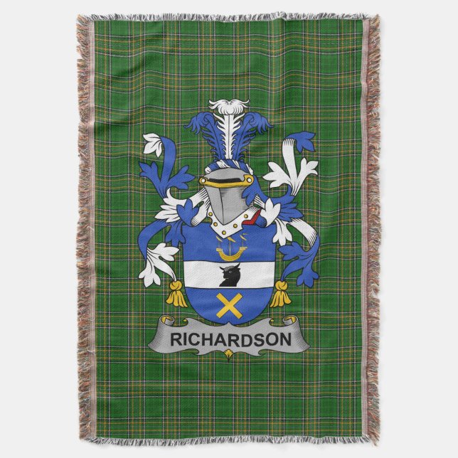 Cobertor Irlandês Richardson Casaco da Guarda Familiar de A (Frente Vertical)
