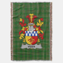 Irlandês Vizer Casaco de Arms Family Crest Irlanda
