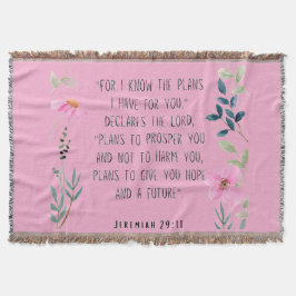 Cobertor Jeremias 29:11 