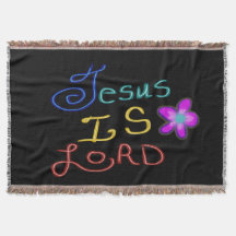 Jesus é SENHOR Roteiro Colorido Preto