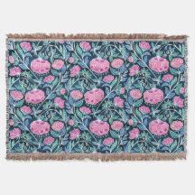 Jewel Toned Boho Chalk Chintz Padrão Floral