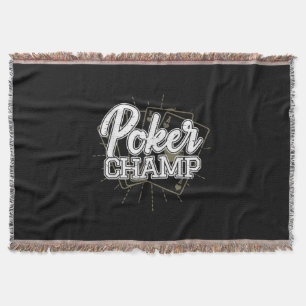 Cobertor Jogo Cartões de Poker do Melhor Jogador