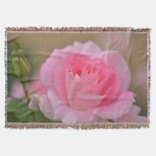 Cobertor Jogue cobertor/rosa rosa (Frente)