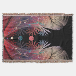 Cobertor Jonglage Abstrato Modern Fantasy Fractal Art