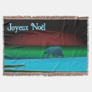 Cobertor Joyeux Noё l - Urso Polar das Luzes