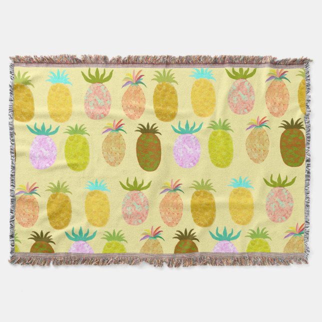 Cobertor Juicy Pineapple Pattern (Frente)