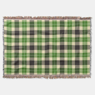 Cobertor Kelly Green e Black Tartan Xadrez