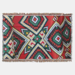 Cobertor Kente Geometric Tapestry