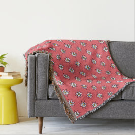 Cobertor KiniArt Floral Coral