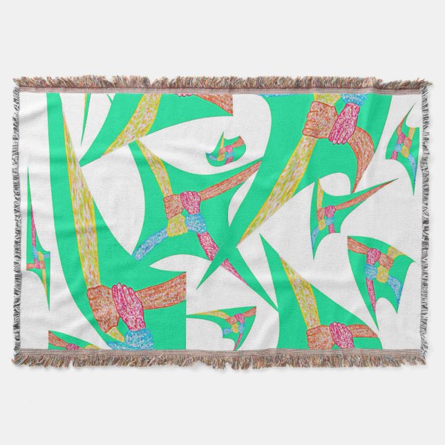 Cobertor Kites of Connection Throw Blanket (Frente)