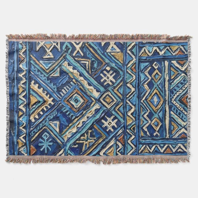 Cobertor Kuba Amazigh Impasto | Sacre Africano (Frente)