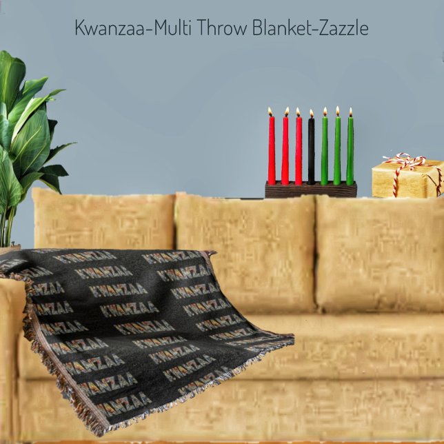 Cobertor Kwanzaa- Multi (Criador carregado)