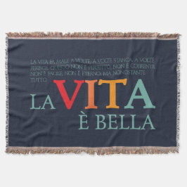 Cobertor La vita è bella