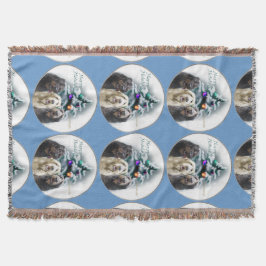 Cobertor Labradoodle Christmas