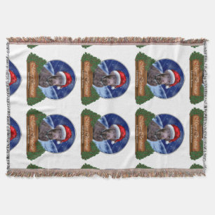 Cobertor Labrador Retriever Christmas