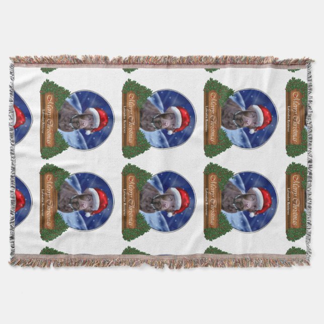 Cobertor Labrador Retriever Christmas (Frente)