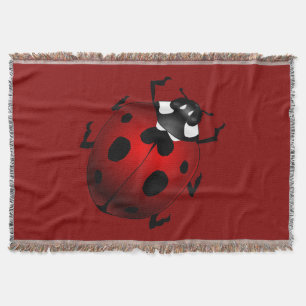 Cobertor Ladybug Blanket Ladybug / Ladybird Throw Blankets
