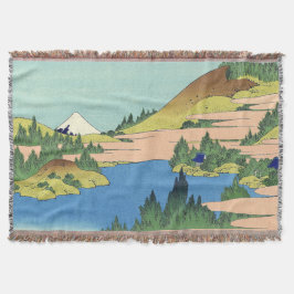 Cobertor Lago Hokusai Hakone na província de Sagami