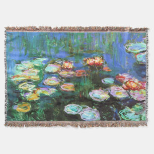 Cobertor Lagoa do lírio de água de Claude Monet