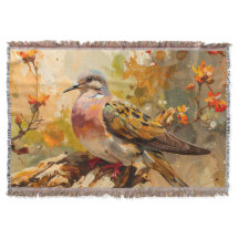 Lançamento de Pombo em Estilo Aquarela & Cores de 