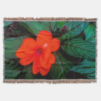 Cobertor Laranja Impatite Flor