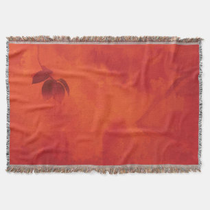 Cobertor Laranja Queimada - Leaf Abtract Autumn