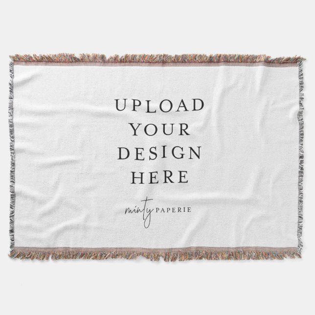 Cobertor Largar em aberto 54" x 38" (Frente)