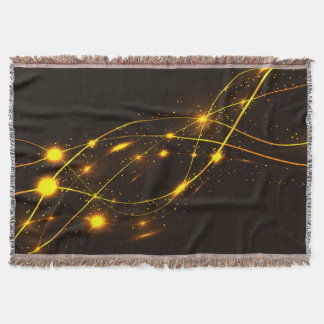 Cobertor laser de energia elétrica abstrato brilhante