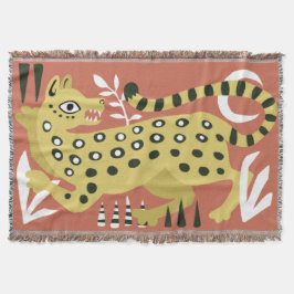 Cobertor Leopardo Abstrato moderno