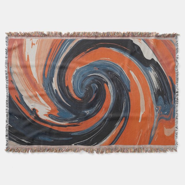 Cobertor L'Étreinte du Feu et de l'Eau (Frente)