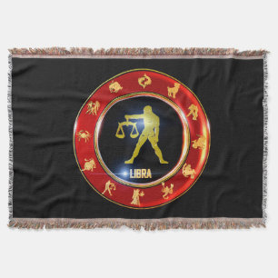 Cobertor Libra Zodiac - Símbolo Astrologia