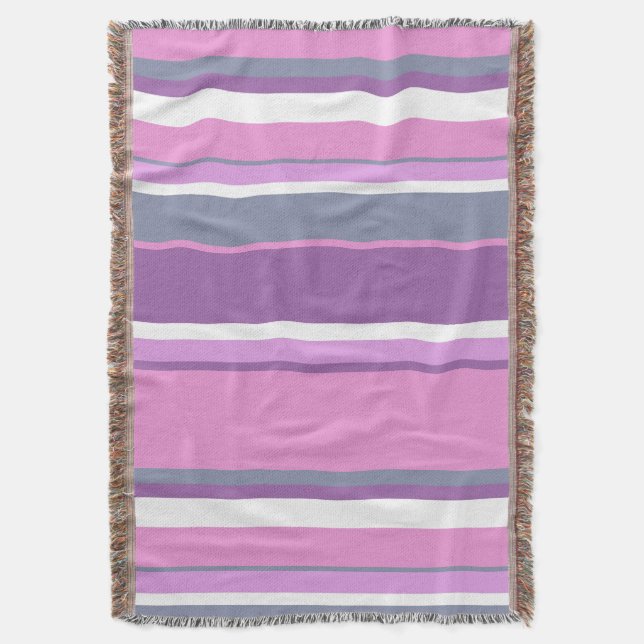 Cobertor Lilac stripes (Frente Vertical)