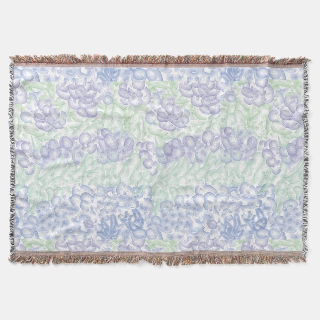 Cobertor Lilac Watercolor Design (Frente)