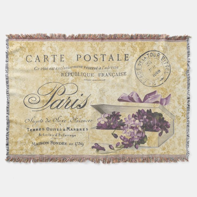 Cobertor Lilas de Paris Carte Postale (Frente)