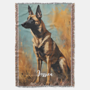 Cobertor Linda Malinois Alemã