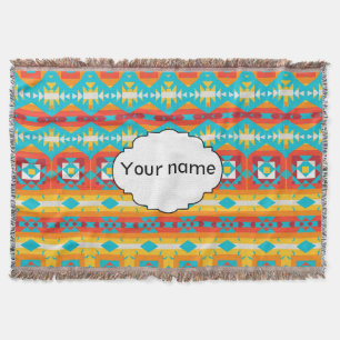 Cobertor Linhas de formas tribais