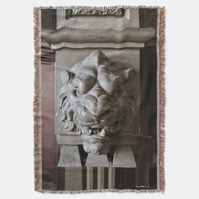 Cobertor Lion Head Throw (Frente Vertical)