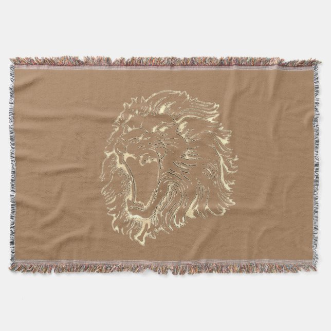 Cobertor Lion Roar Lâmpada (Frente)