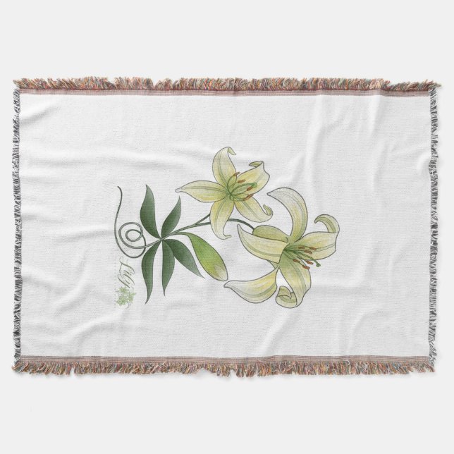 Cobertor Lírios (Frente)