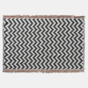 Cobertor Listras de mármore branco preto fofo