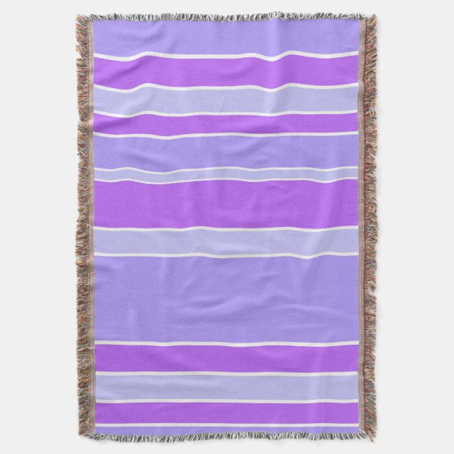 Cobertor Listras violetas (Frente Vertical)