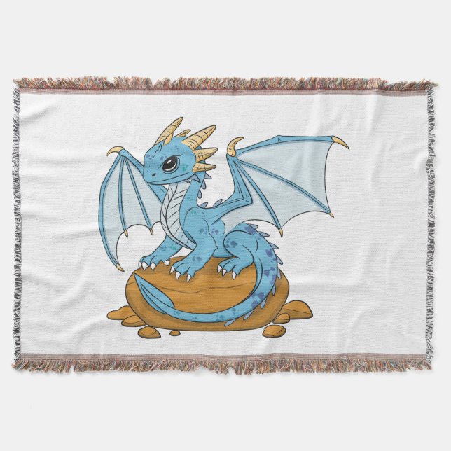 Cobertor Little Blue Dragon (Frente)